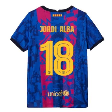 Camisola FC Barcelona Jordi Alba 18 3ª 2021 2022